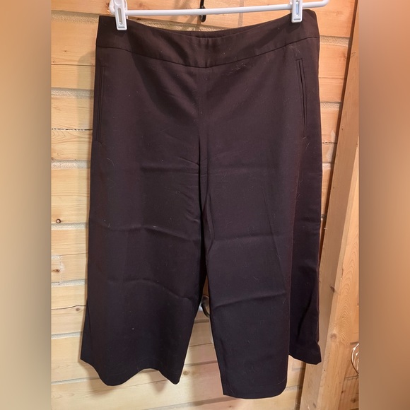 Brown wool culottes - Picture 3 of 4